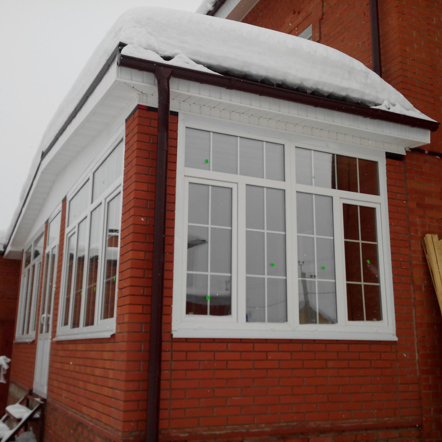 Остекление веранды профилем VEKA